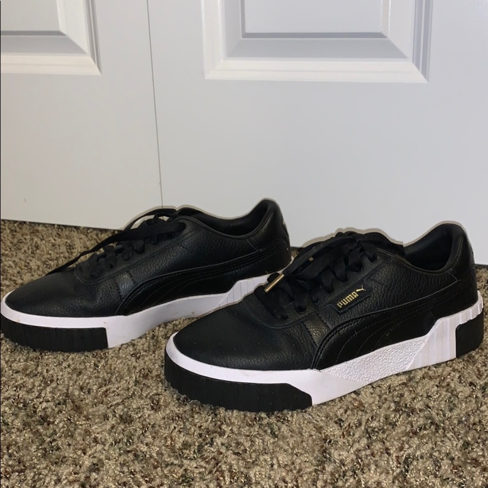 Black Puma Cali Sneakers